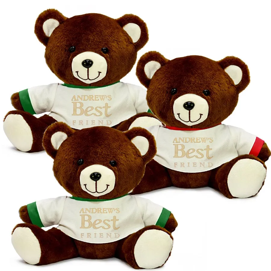 3 Plush Teddy Bears With Option to Personalize