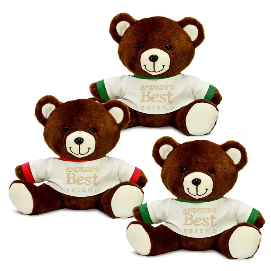 3 Plush Teddy Bears With Option to Personalize