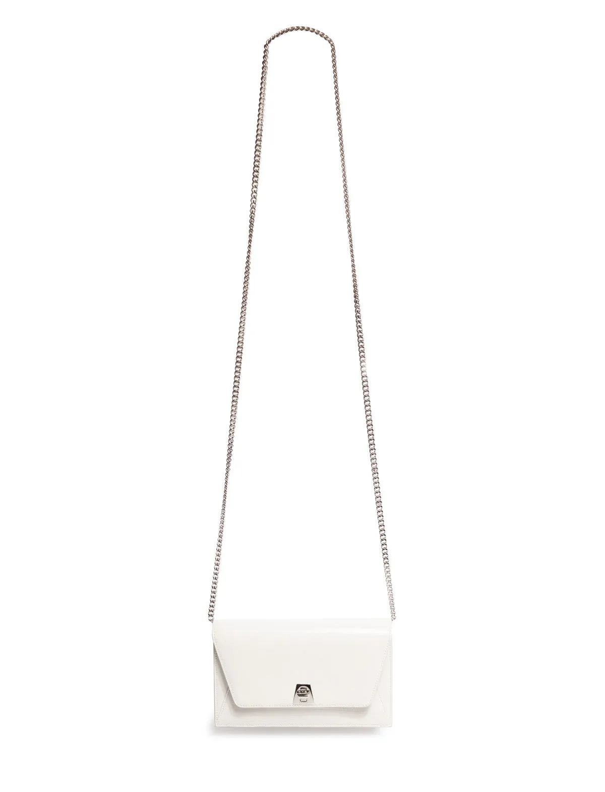 Anouk Envelope Bag With Shiny Lizard Finish