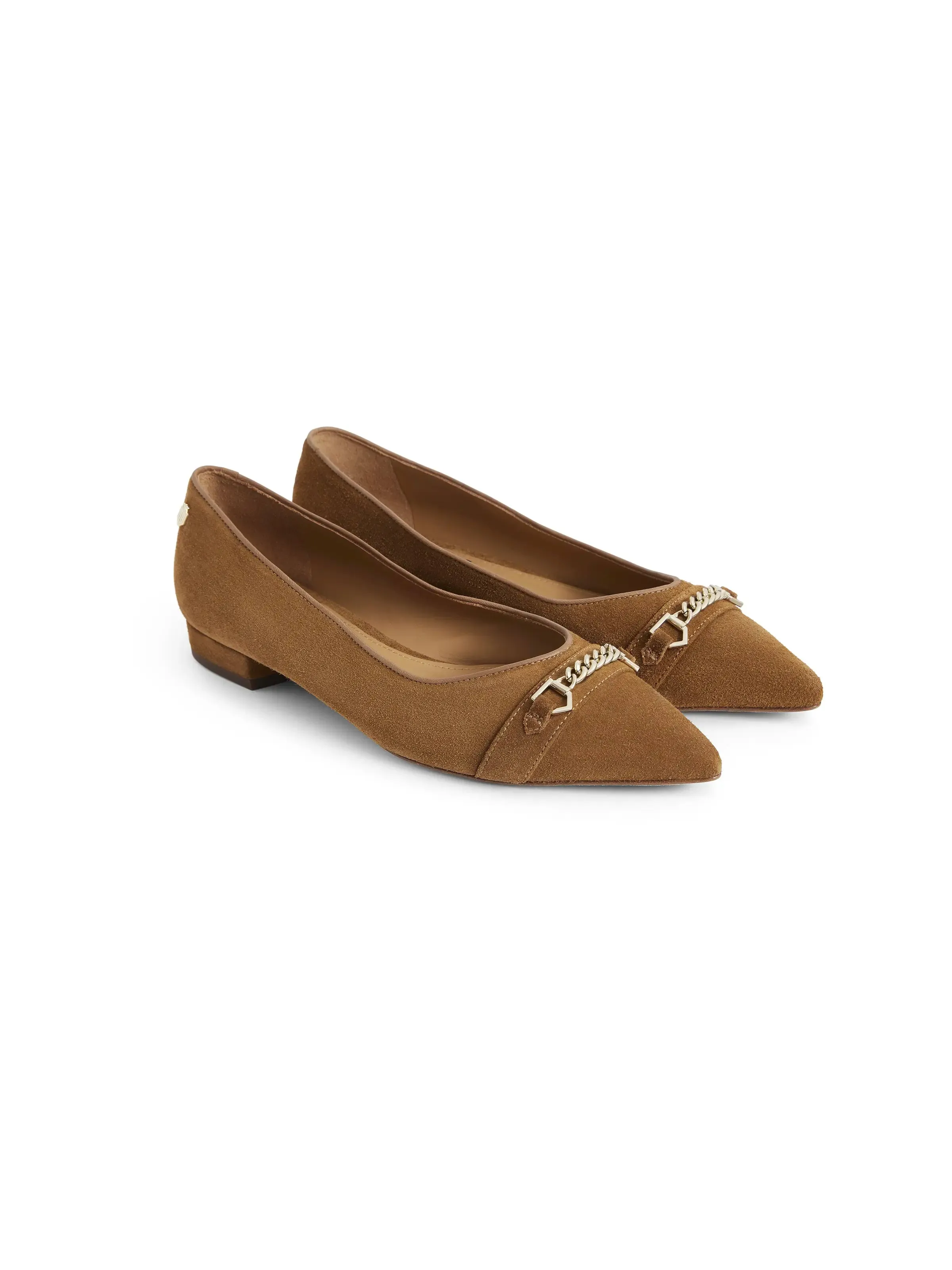 Apsley Ballet Pump - Tan Suede