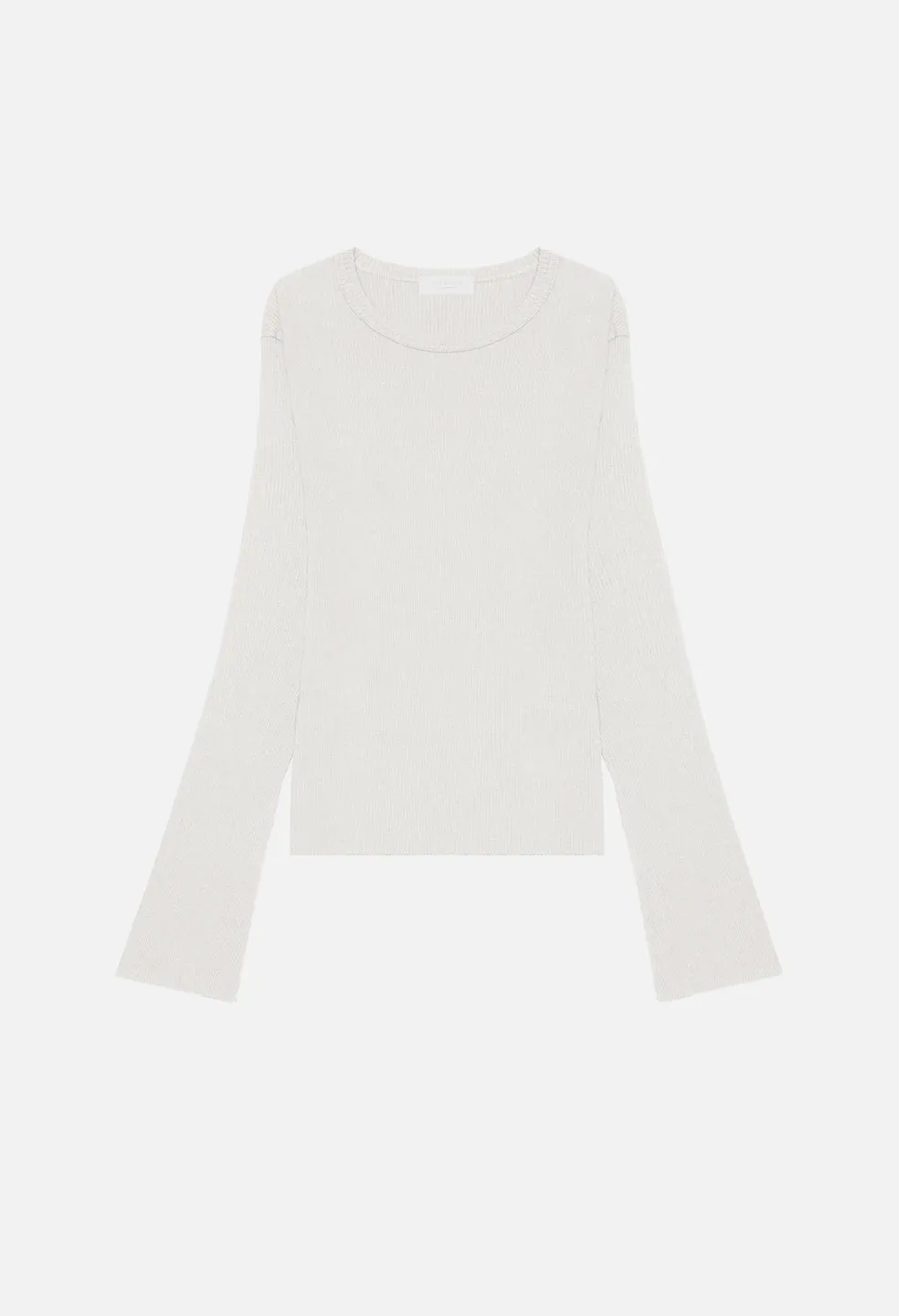 Beau Cashmere Rib Top / Ivory