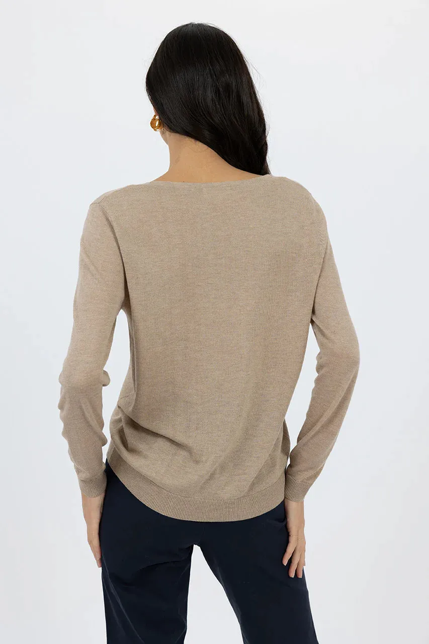 Bella Basic Top / Latte