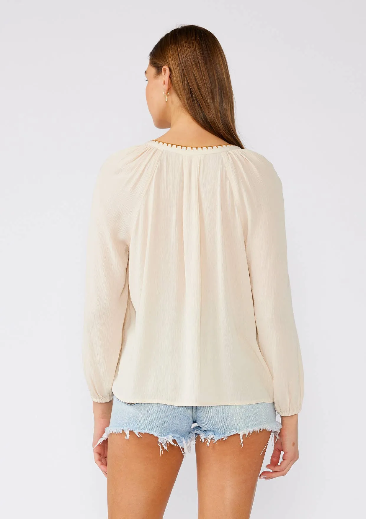 Boho Chic Embroidered Blouse