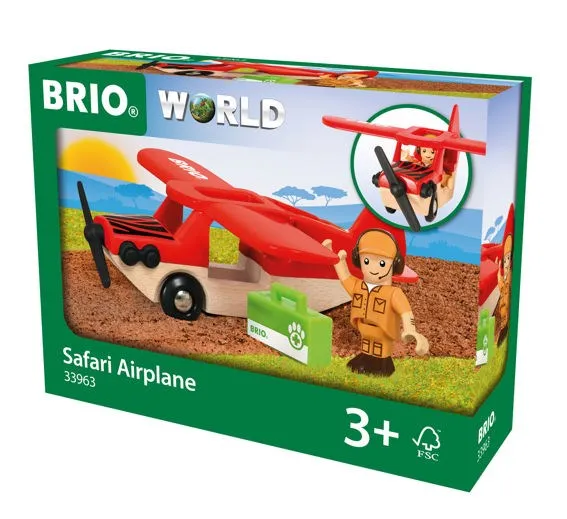 BRIO Vehicle - Safari Airplane 3 pieces 33963