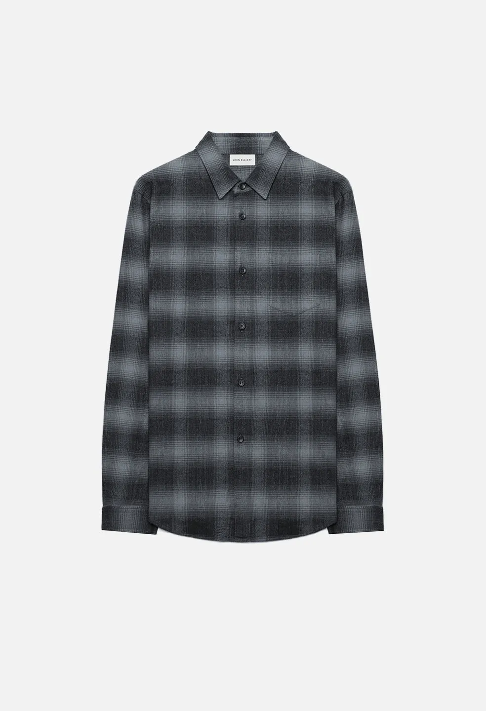 Brushed Flannel Button Up / Grey