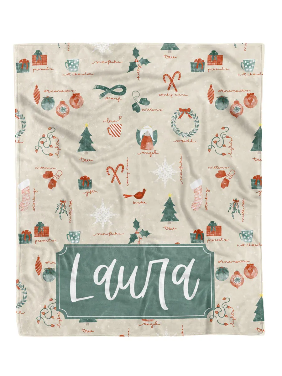 Christmas Icons Blanket - Custom ♥PRE-ORDER♥