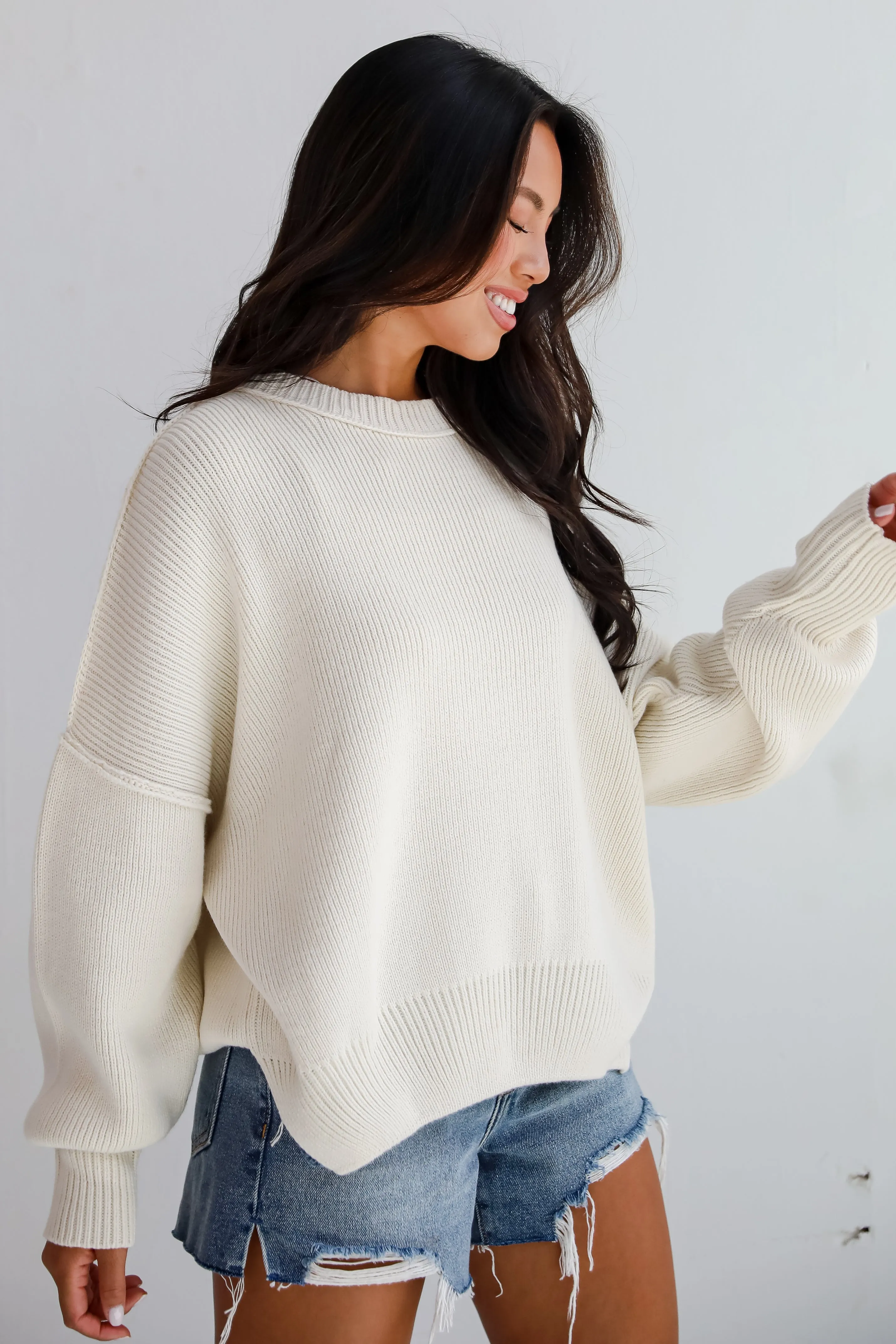 Classically Comfy Oversized Sweater - DOORBUSTER