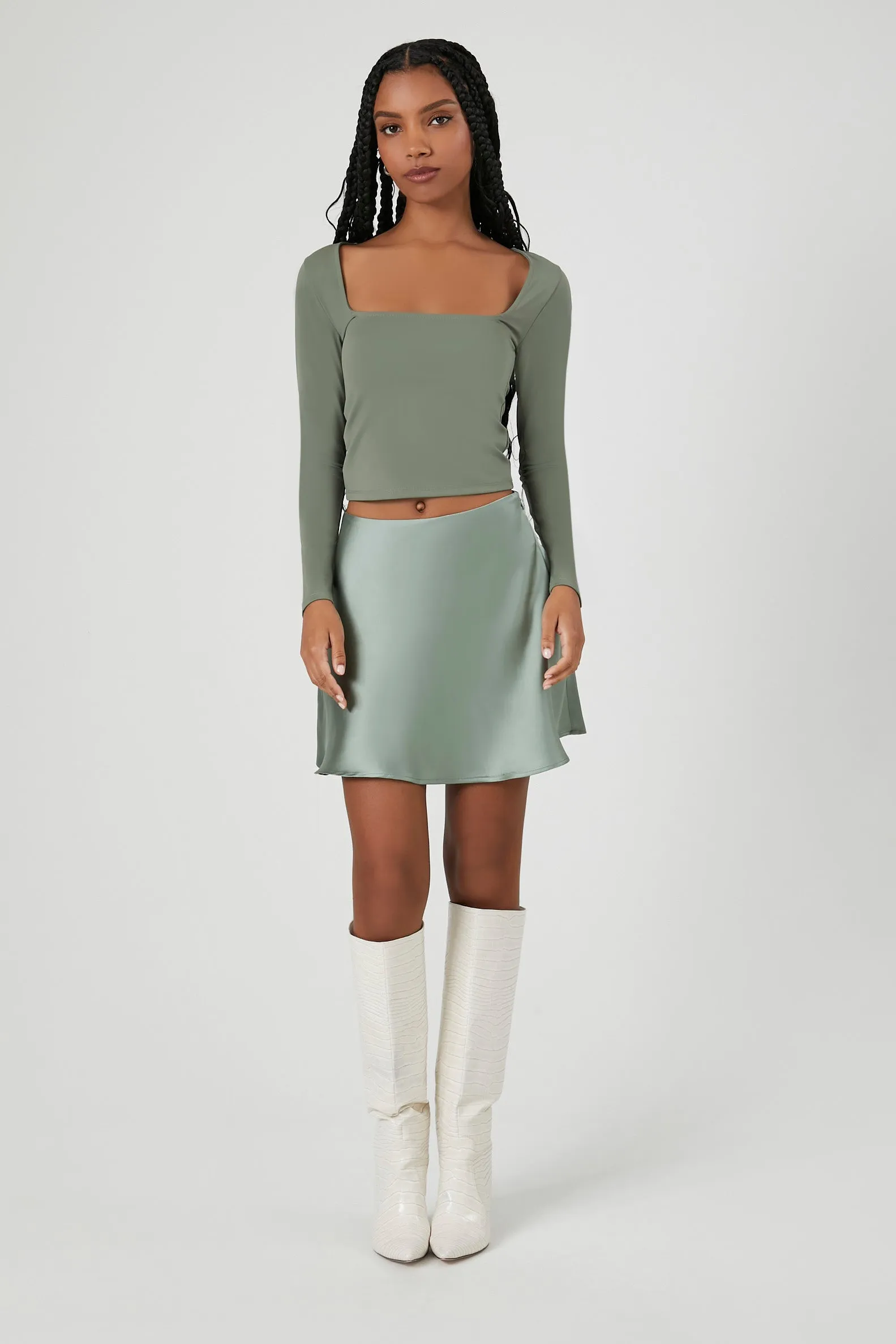 Contour Sculpt Long-Sleeve Top