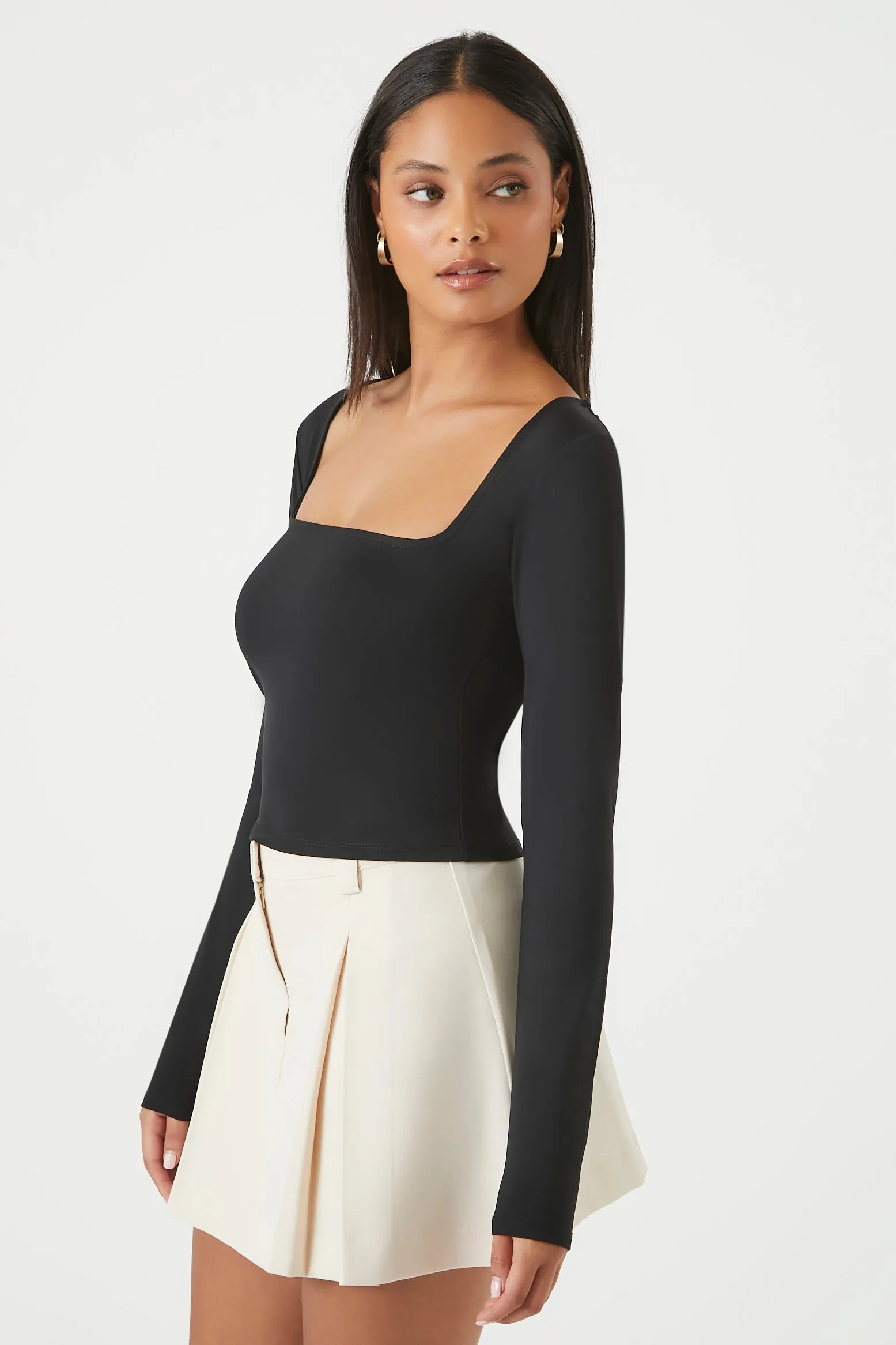 Contour Sculpt Long-Sleeve Top