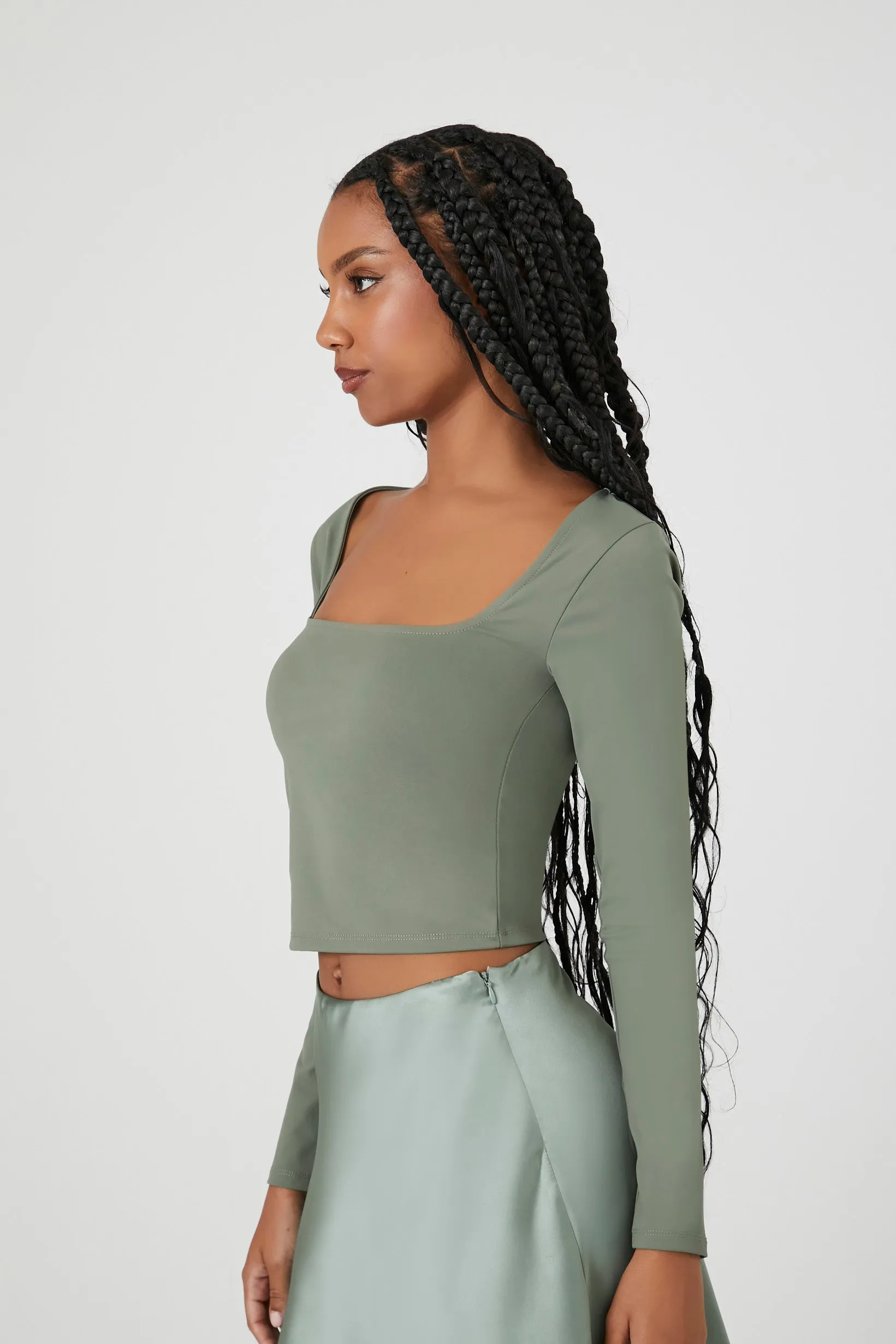 Contour Sculpt Long-Sleeve Top