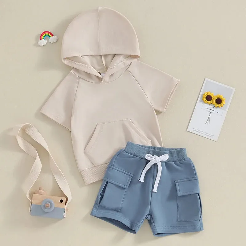 Cozy Playtime Hoodie & Shorts Set