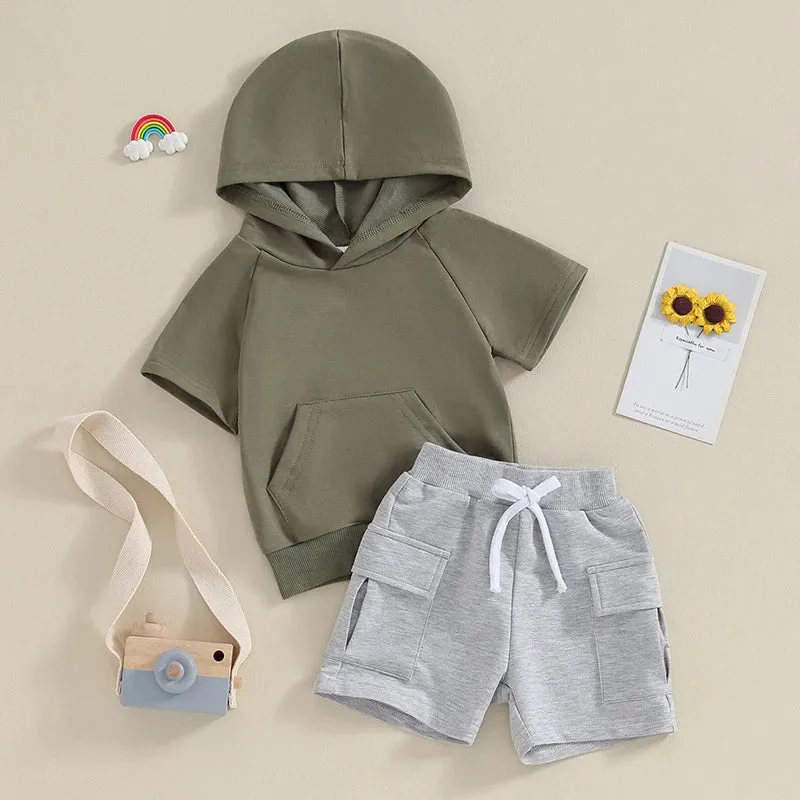 Cozy Playtime Hoodie & Shorts Set