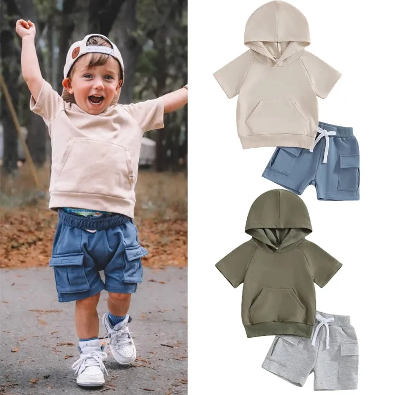 Cozy Playtime Hoodie & Shorts Set