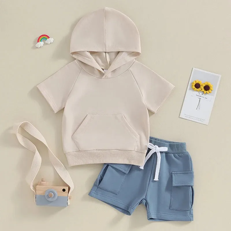 Cozy Playtime Hoodie & Shorts Set