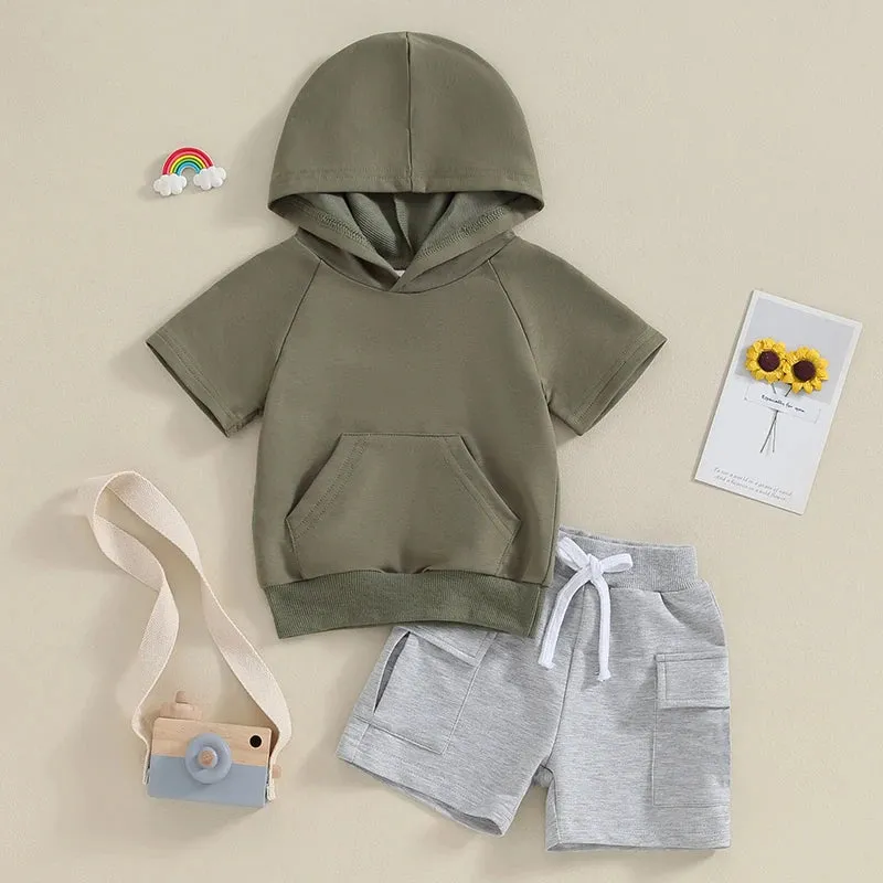 Cozy Playtime Hoodie & Shorts Set