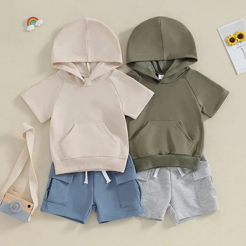 Cozy Playtime Hoodie & Shorts Set