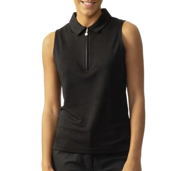 Daily Sports Polo S/less Peoria Black