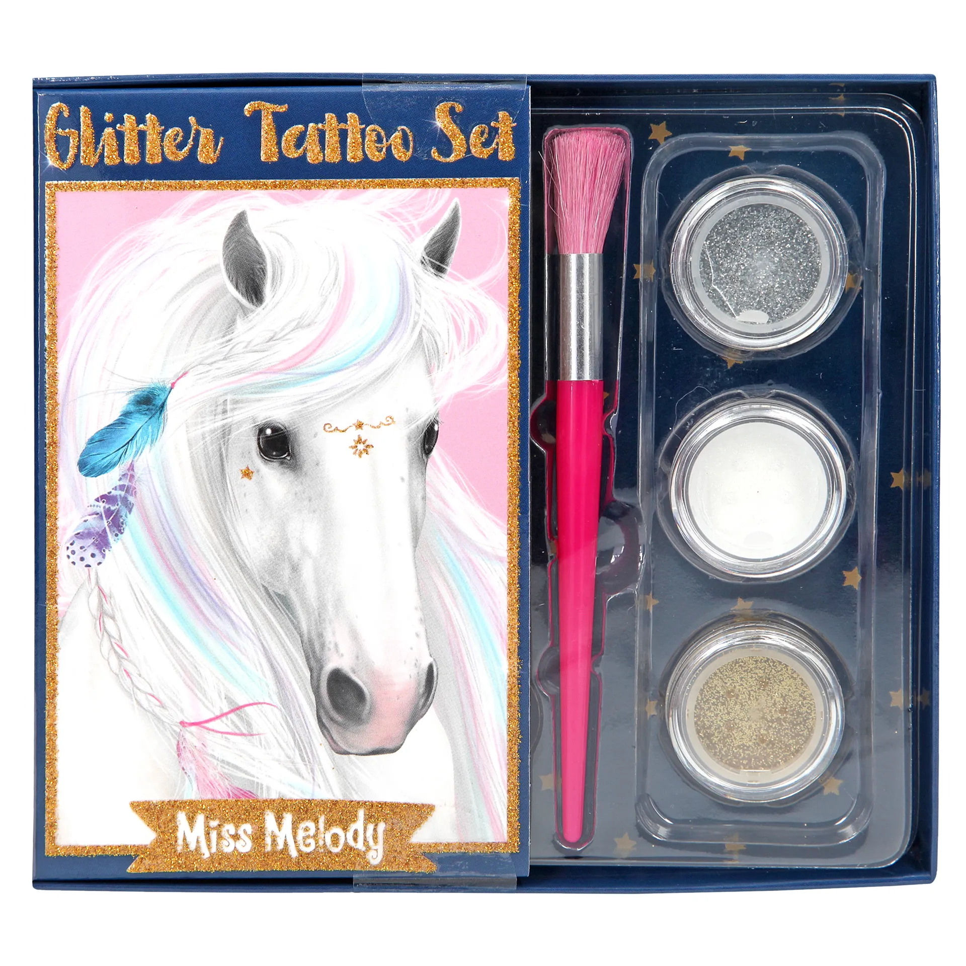 Depesche Miss Melody Glitter Tattoo Set