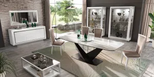 Elite White Dining Room Set