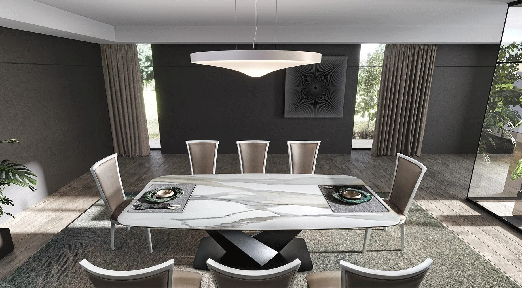 Elite White Dining Room Set