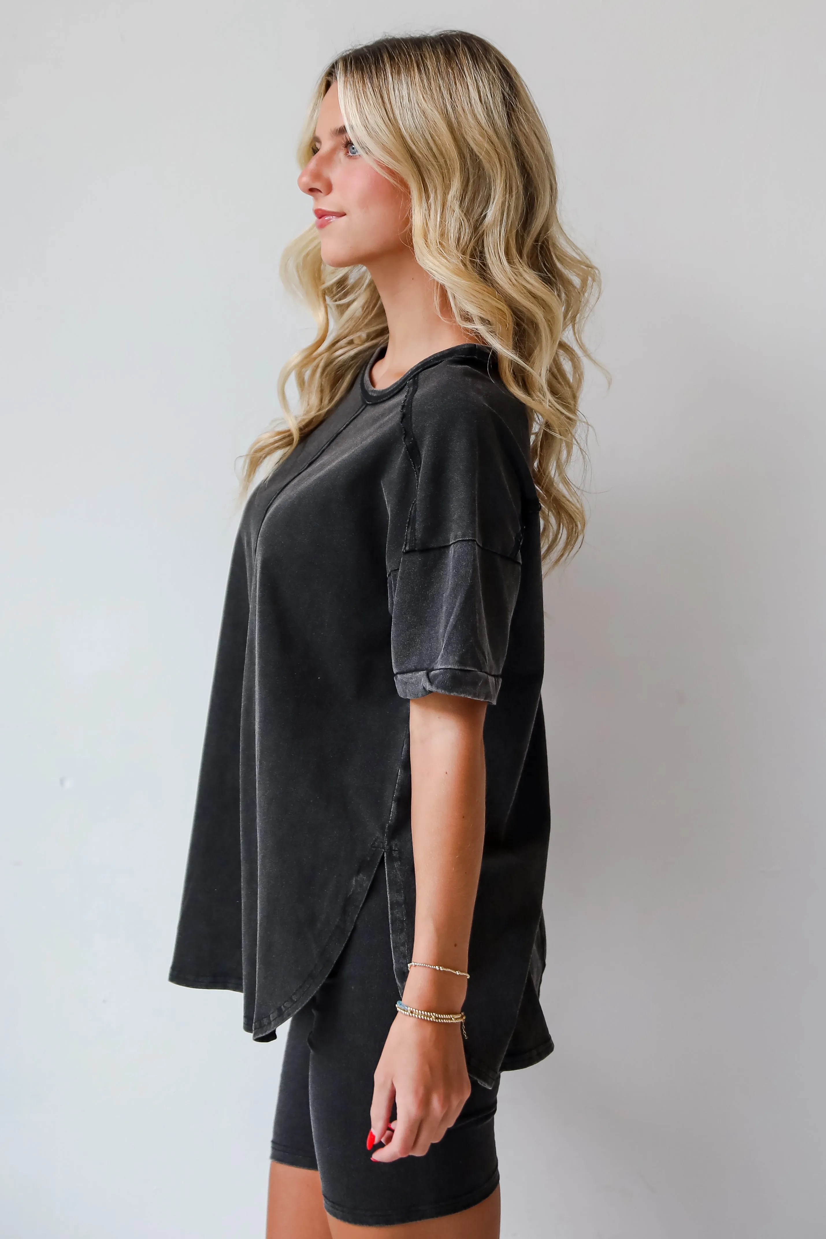 FINAL SALE - Comfy Mindset Oversized Tee - DU DEAL