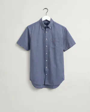 GANT Regular Fit Oxford Short Sleeve Shirt