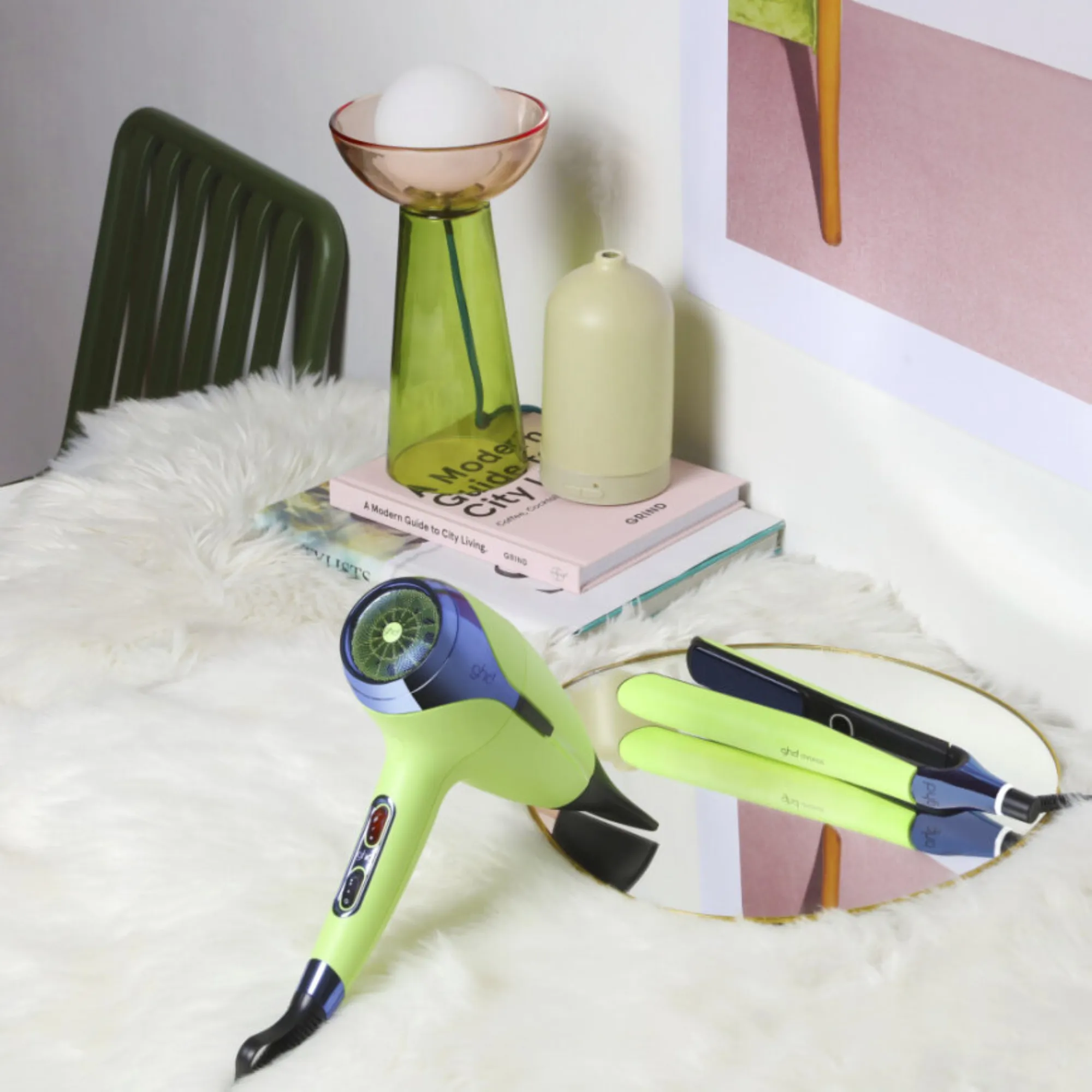 ghd Colour Crush Helios Dryer - Cyber Lime