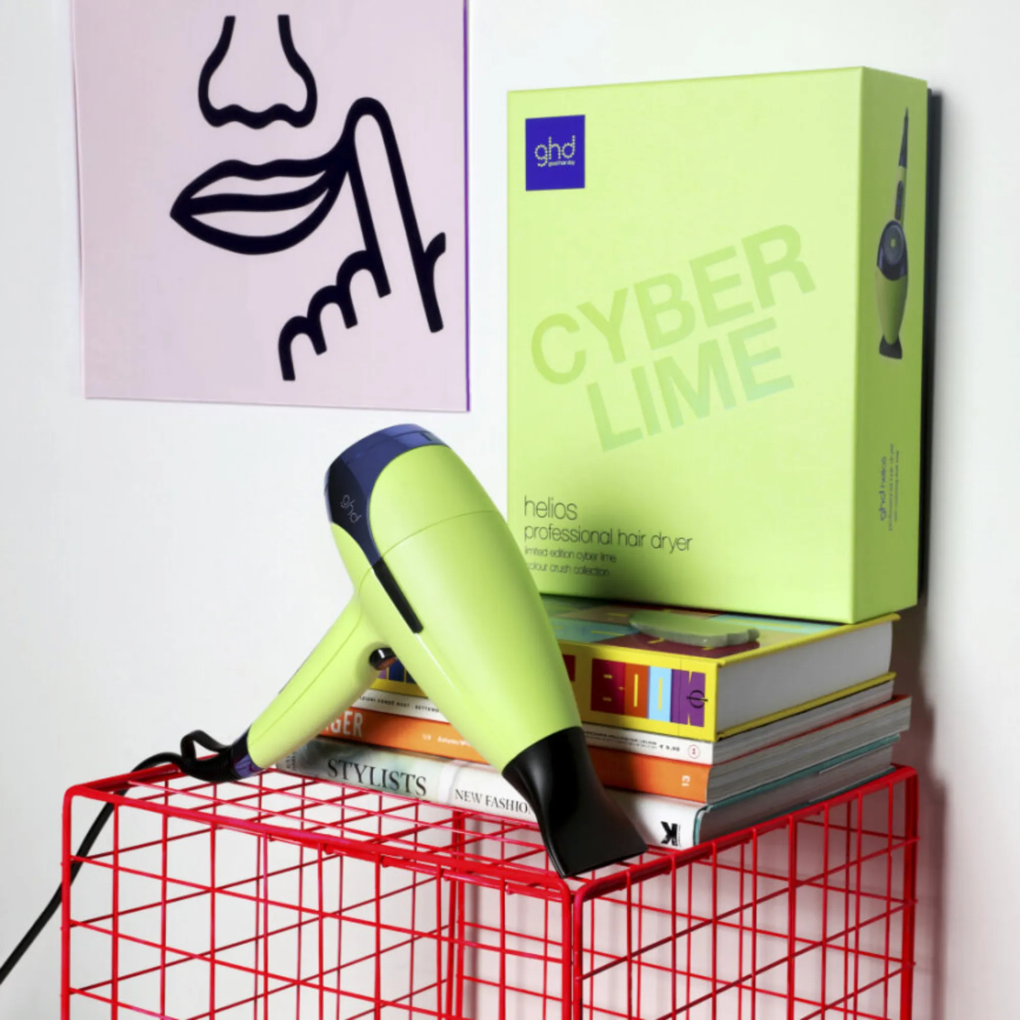 ghd Colour Crush Helios Dryer - Cyber Lime