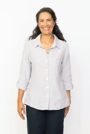 Habitat Sale, 41526 Shaped Shirt, Gull 50% Off Regular Price