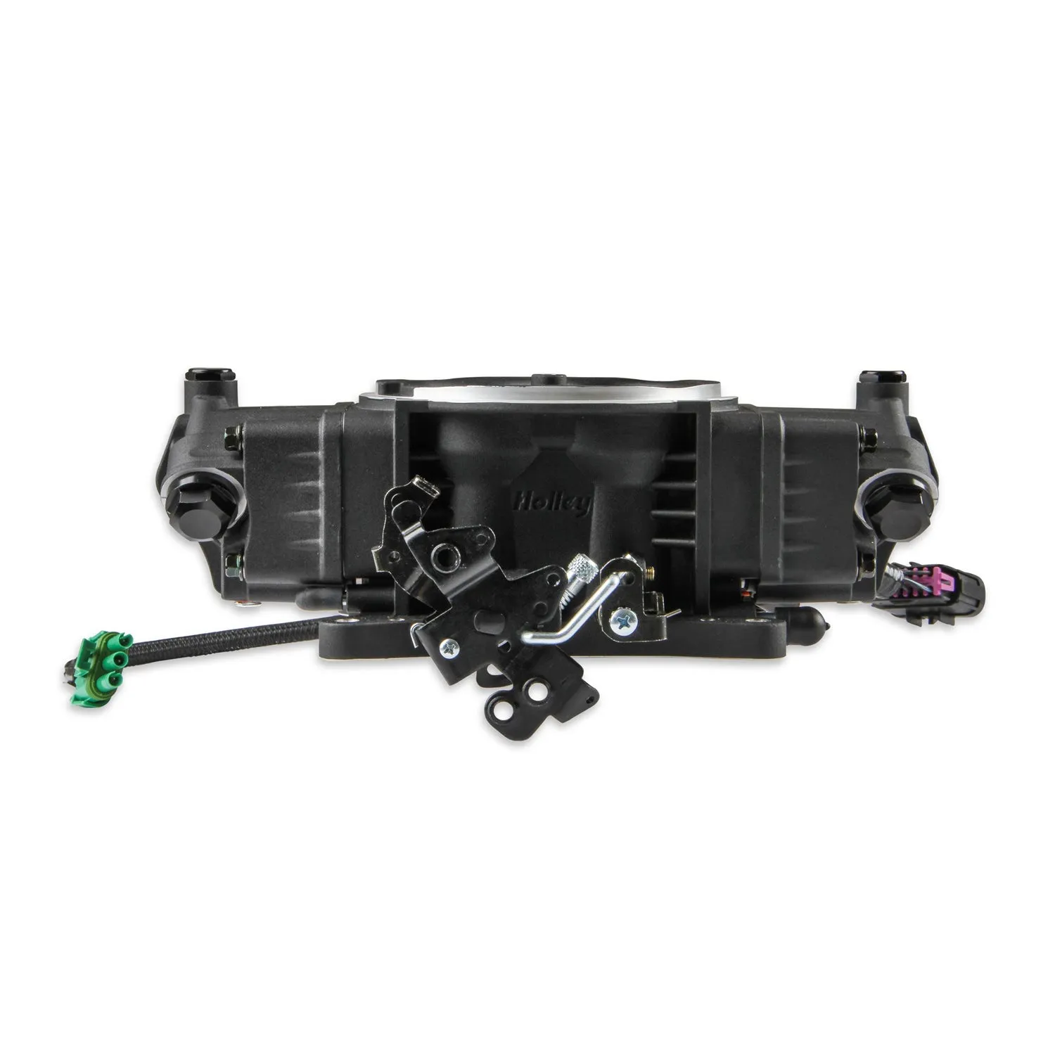 Holley EFI Terminator X MAX Stealth EFI Fuel Injection System - Square Bore - Black