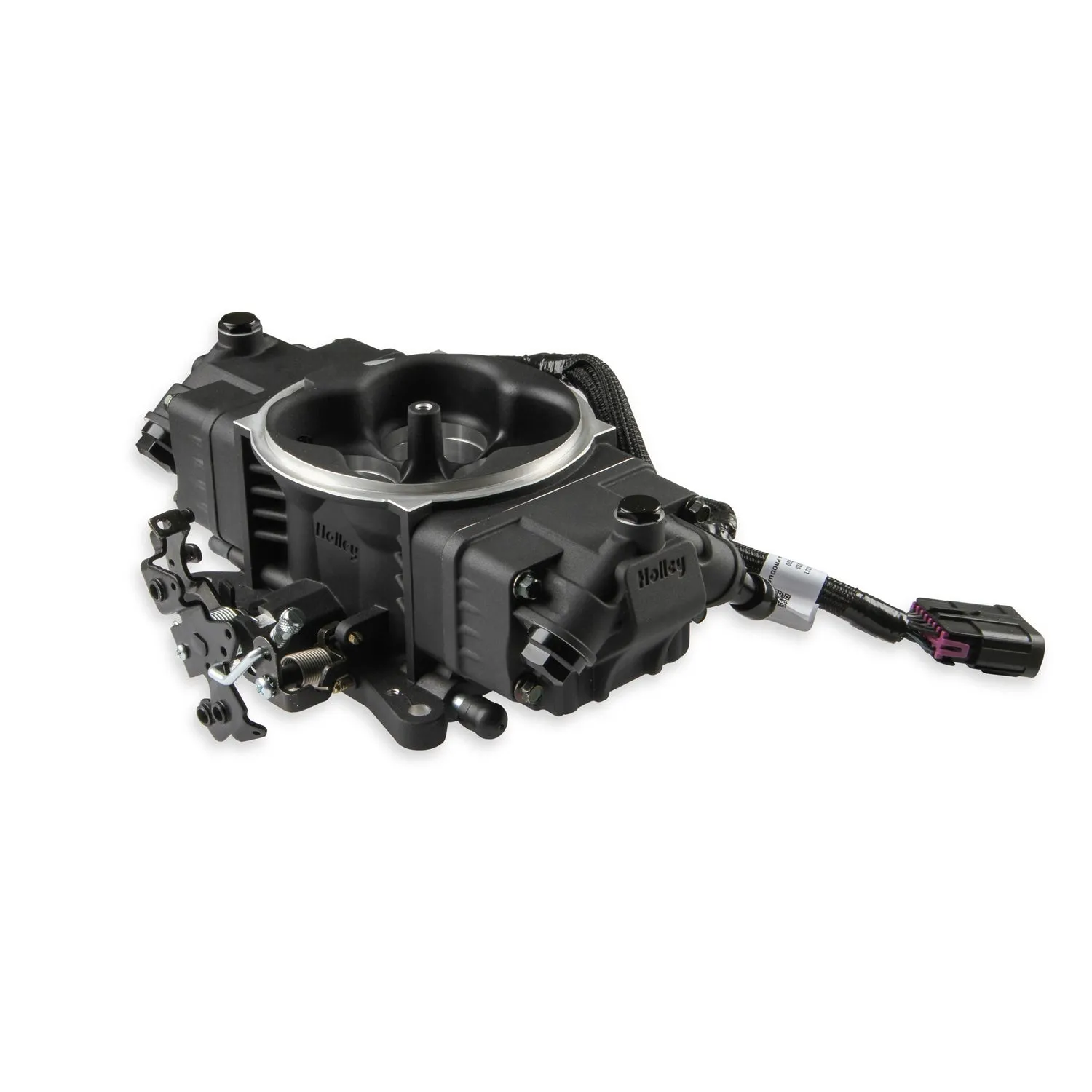 Holley EFI Terminator X MAX Stealth EFI Fuel Injection System - Square Bore - Black