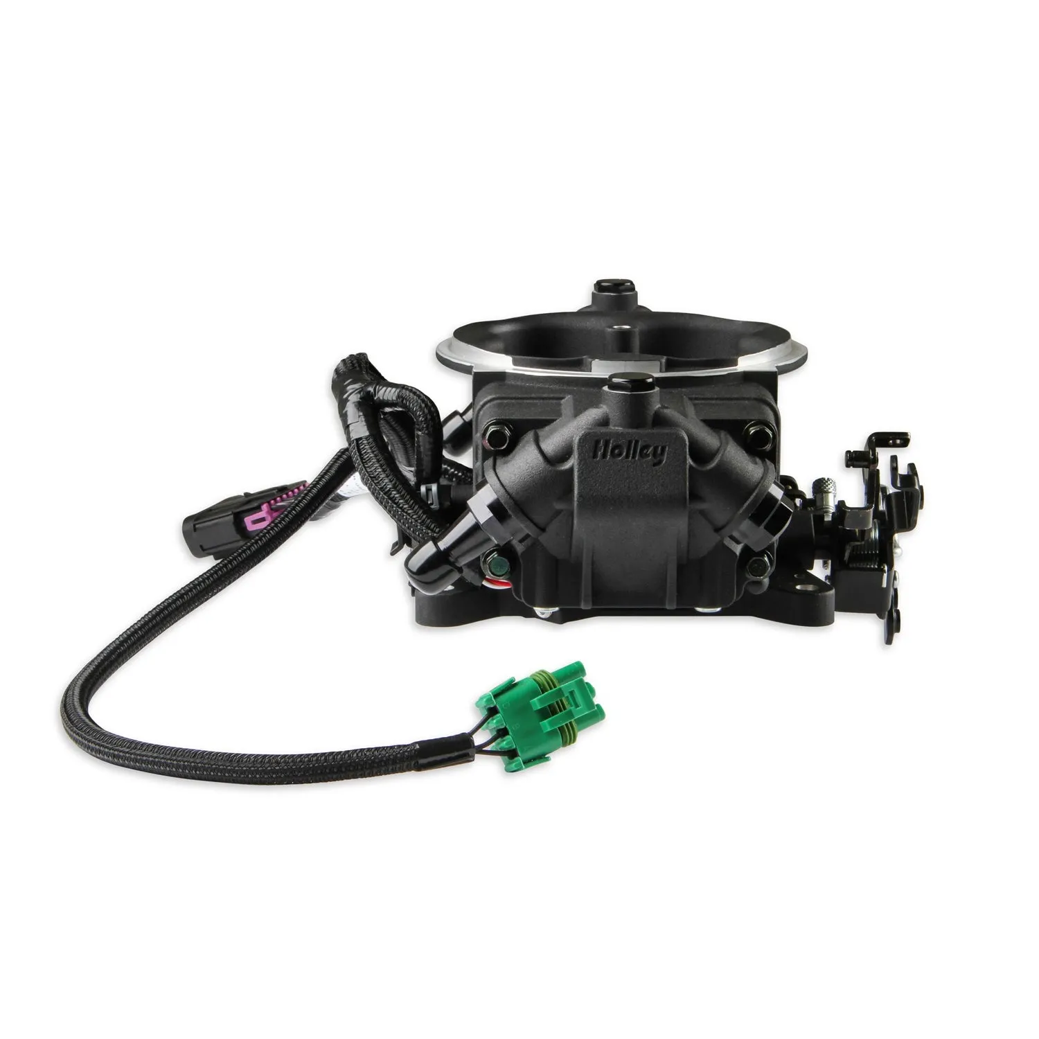 Holley EFI Terminator X MAX Stealth EFI Fuel Injection System - Square Bore - Black