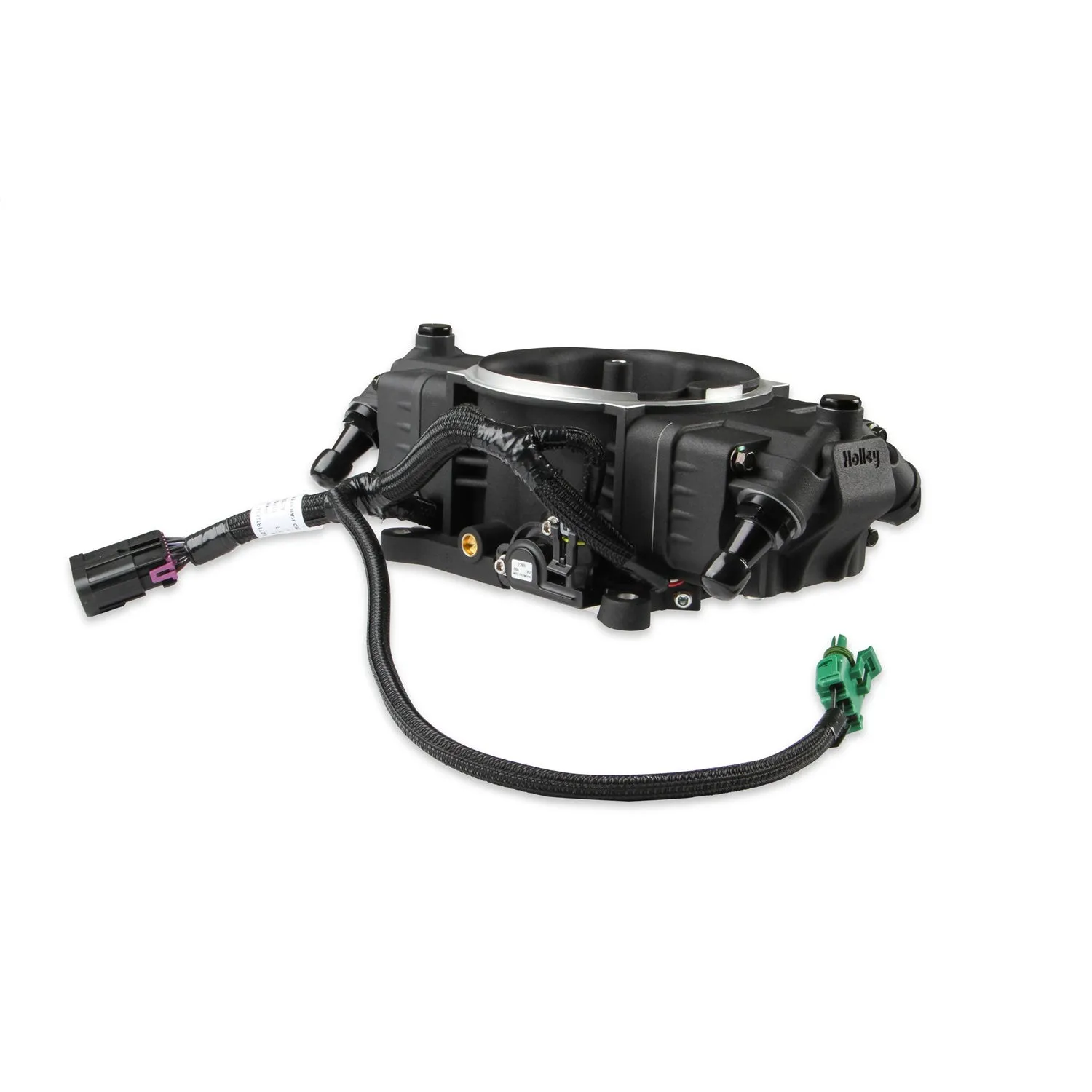 Holley EFI Terminator X MAX Stealth EFI Fuel Injection System - Square Bore - Black