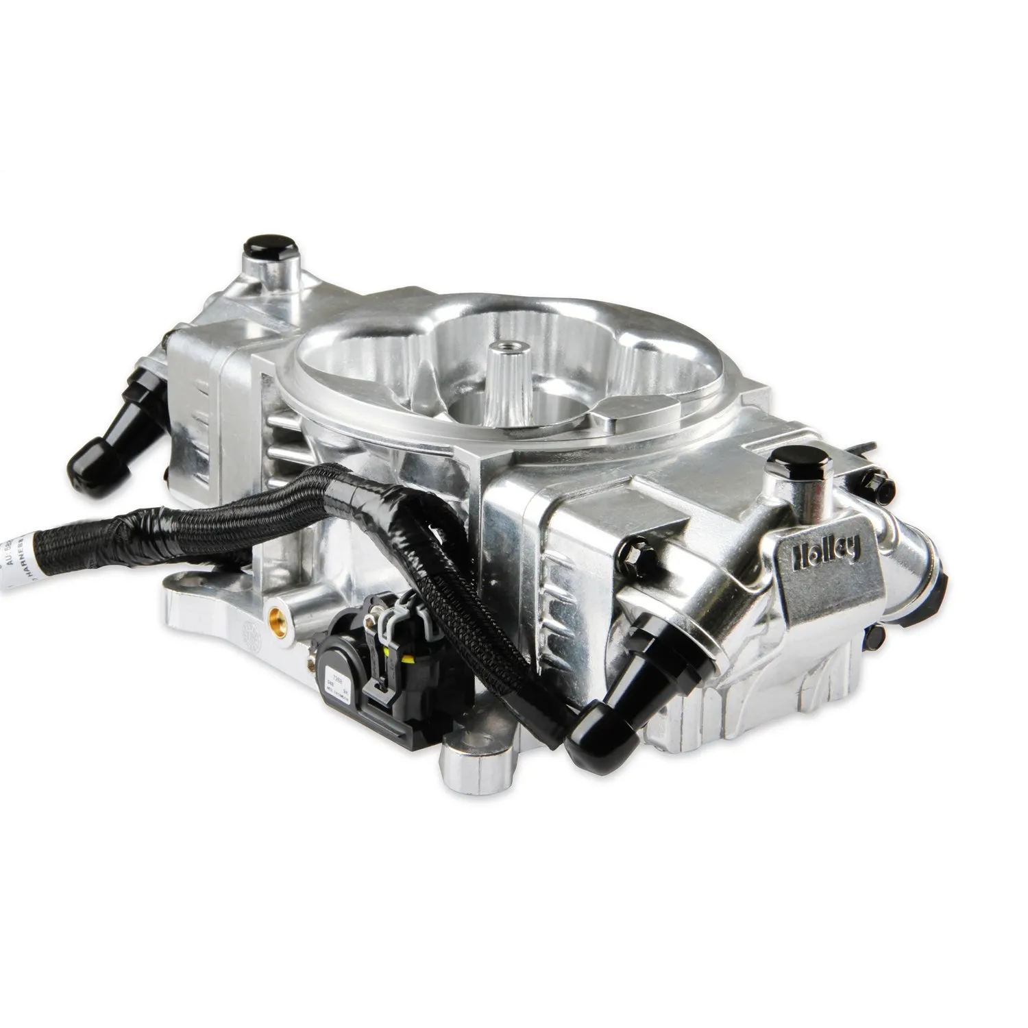 Holley EFI Terminator X Max Stealth Throttle Body Fuel Injection - Square Bore - Silver - Gm LS-Series