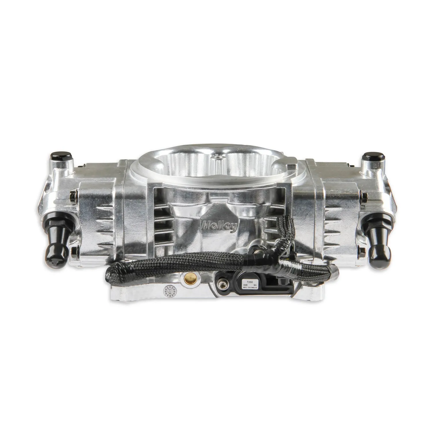 Holley EFI Terminator X Max Stealth Throttle Body Fuel Injection - Square Bore - Silver - Gm LS-Series