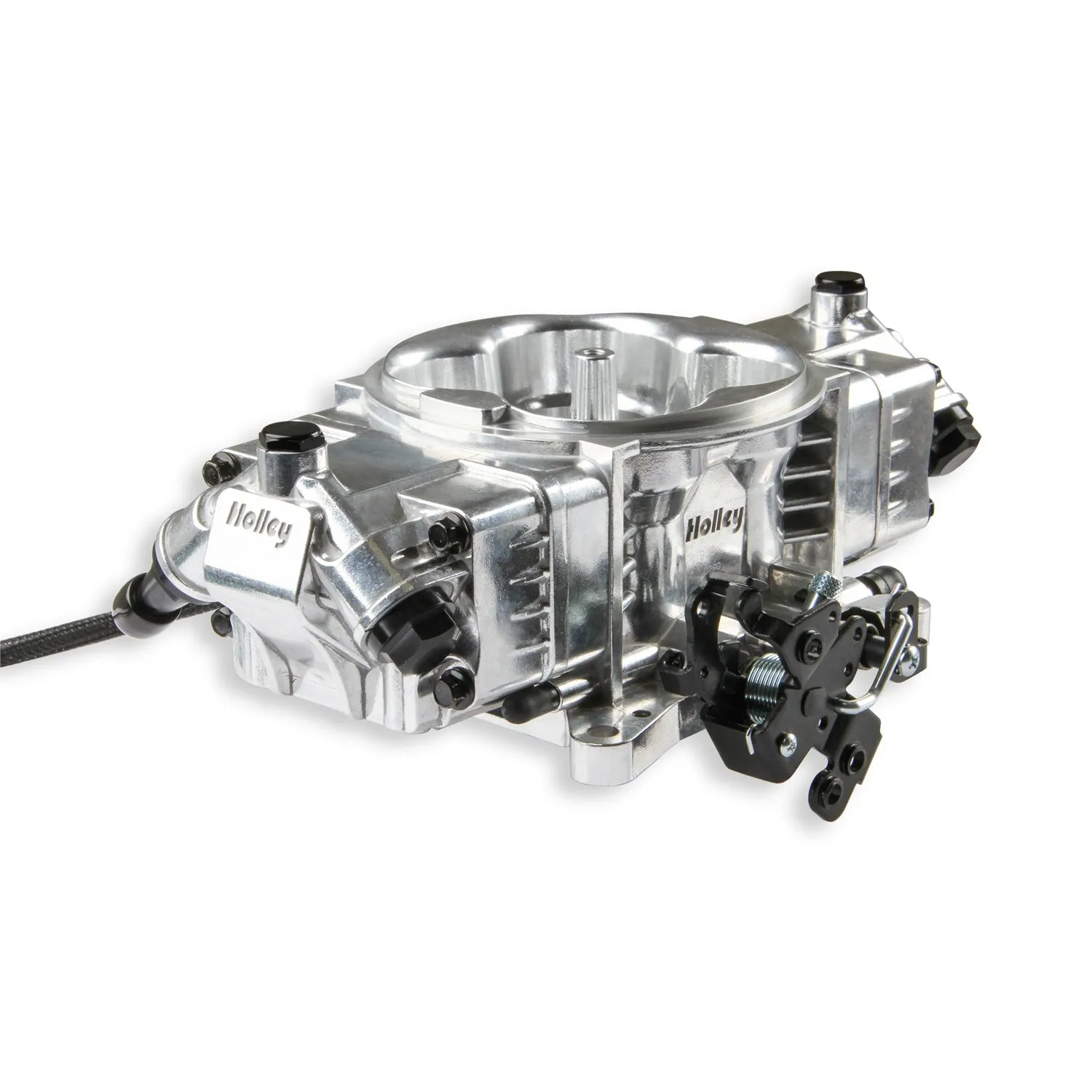 Holley EFI Terminator X Max Stealth Throttle Body Fuel Injection - Square Bore - Silver - Gm LS-Series