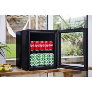 Husky 45 Litre Mini Fridge Drinks Chiller  Black HY192