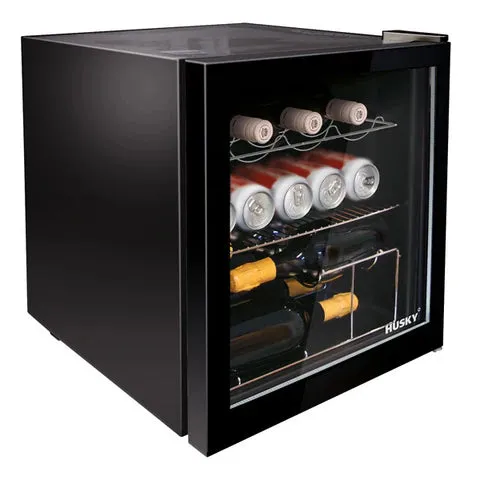 Husky 45 Litre Mini Fridge Drinks Chiller  Black HY192