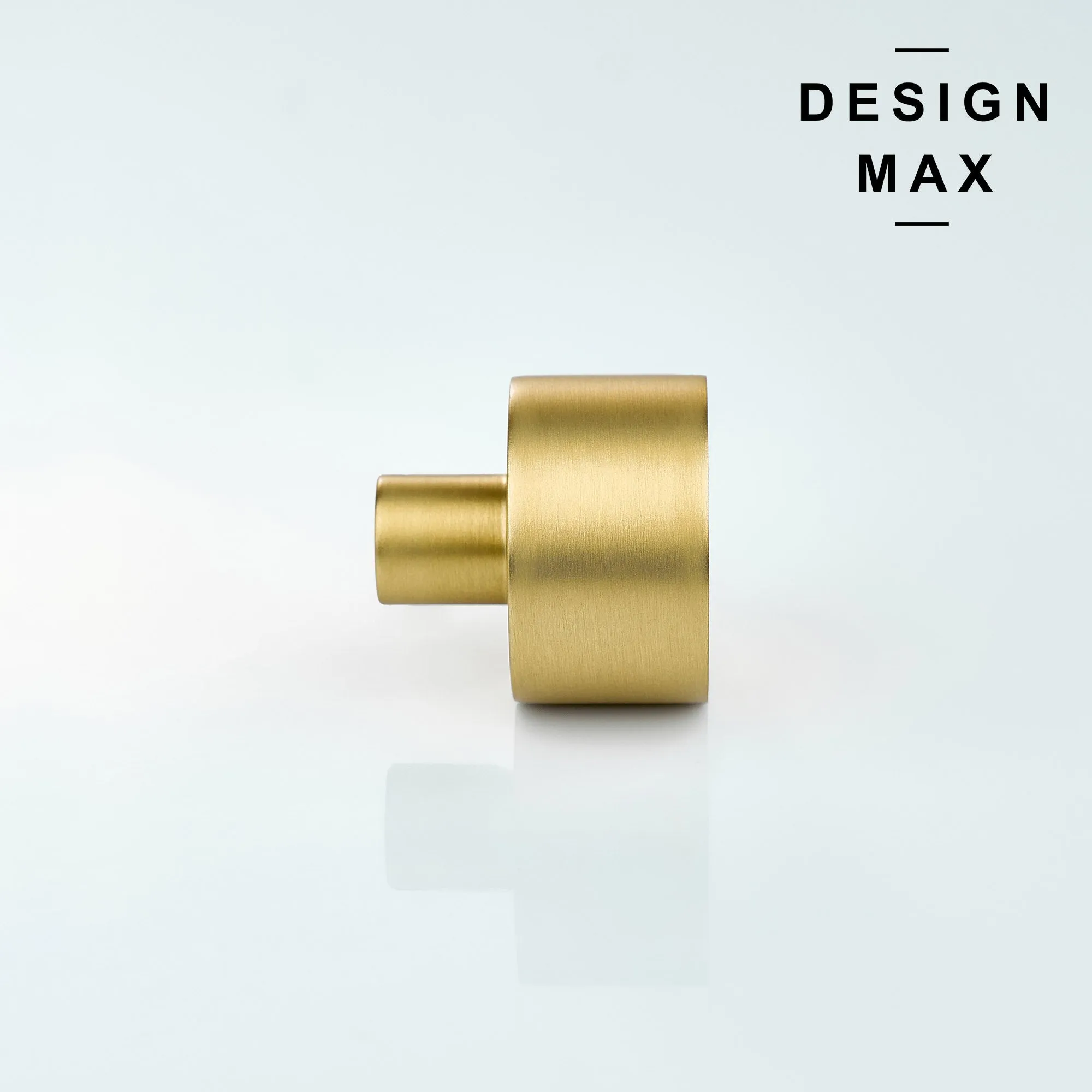 Klein Matte Solid Brass Cabinet Knob