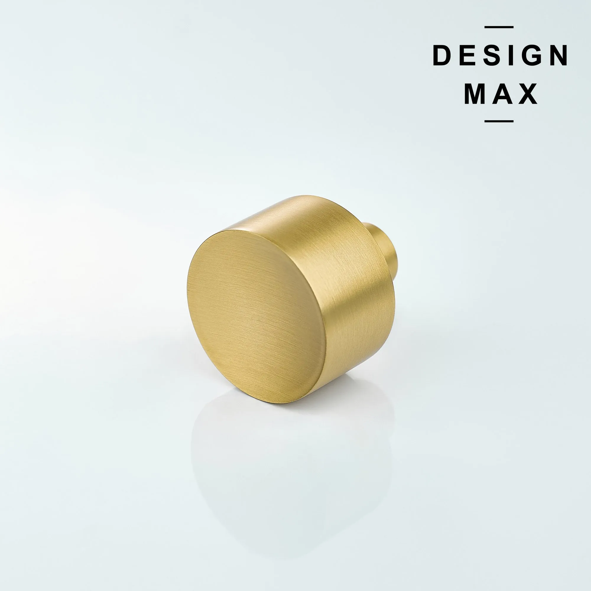 Klein Matte Solid Brass Cabinet Knob