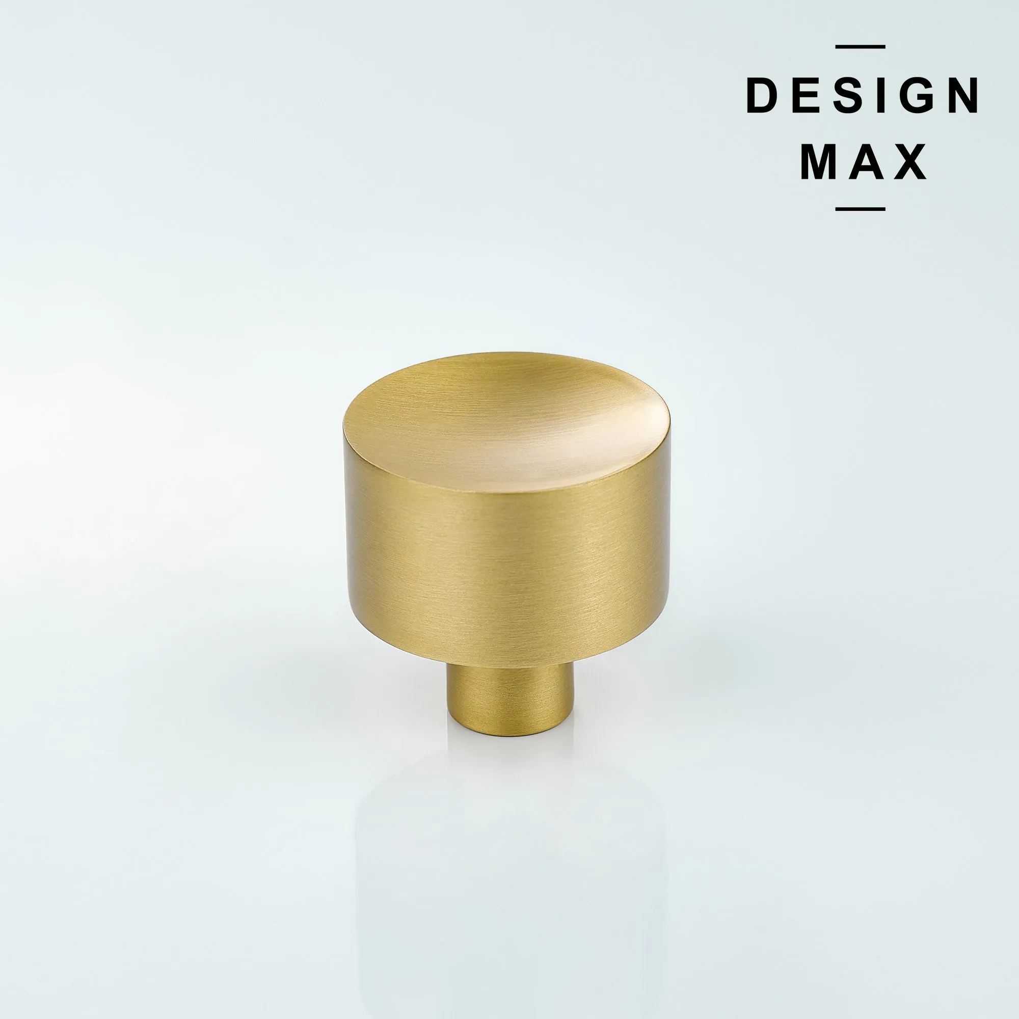 Klein Matte Solid Brass Cabinet Knob