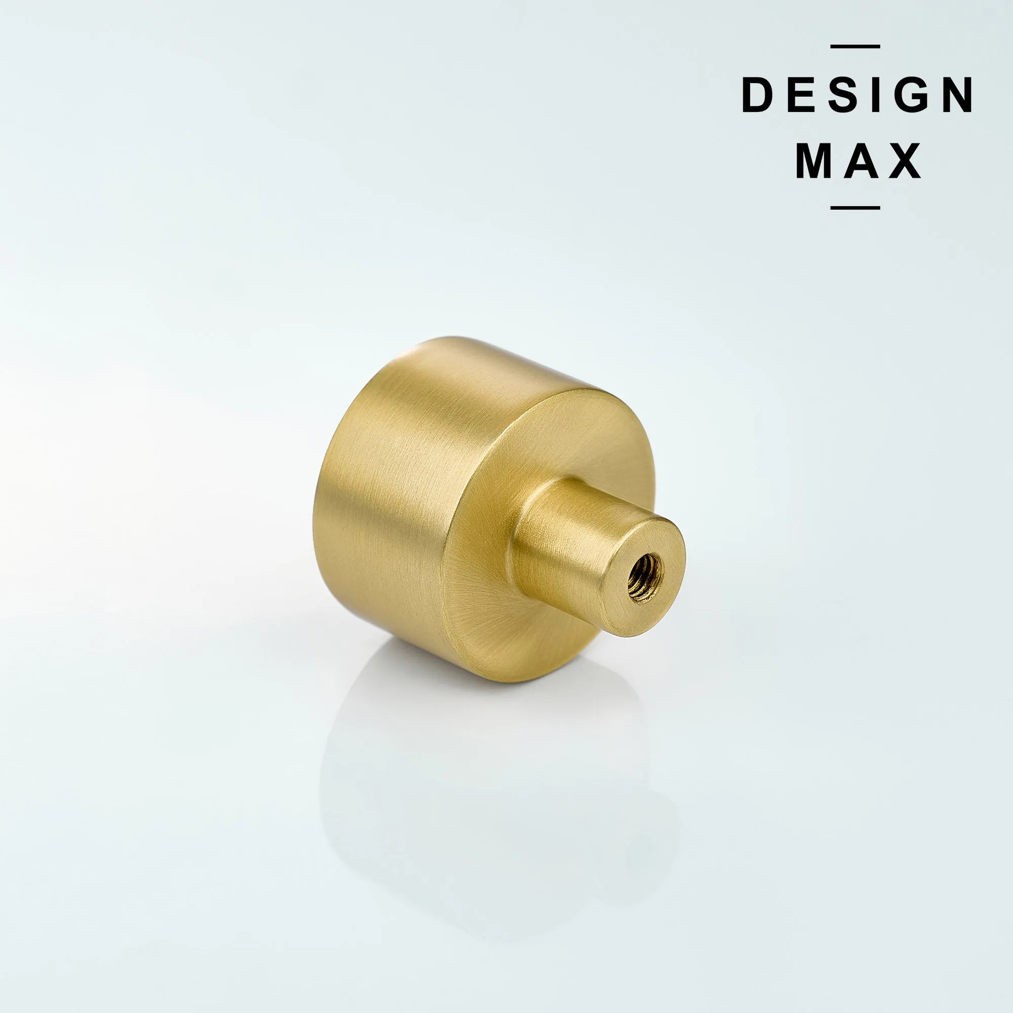 Klein Matte Solid Brass Cabinet Knob