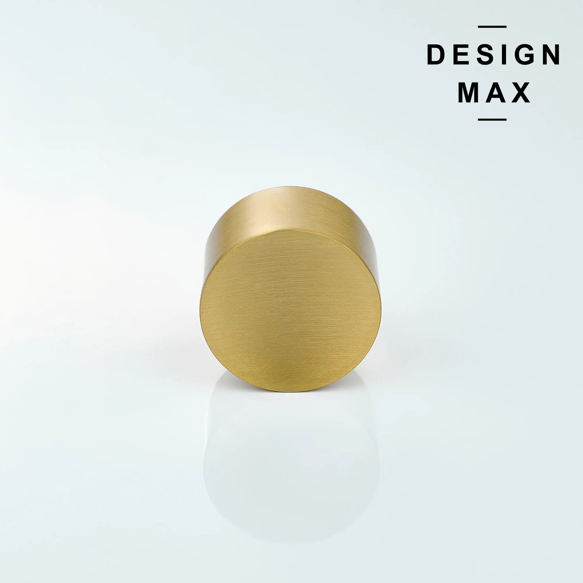 Klein Matte Solid Brass Cabinet Knob