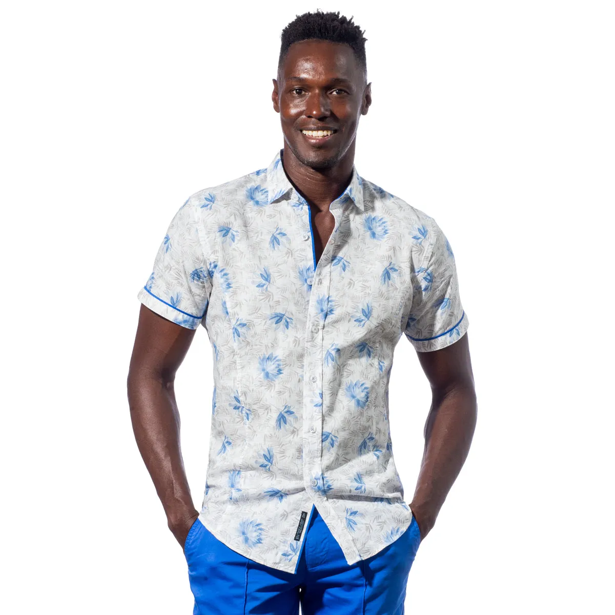 Lotus Breeze Linen Short Sleeve Shirt