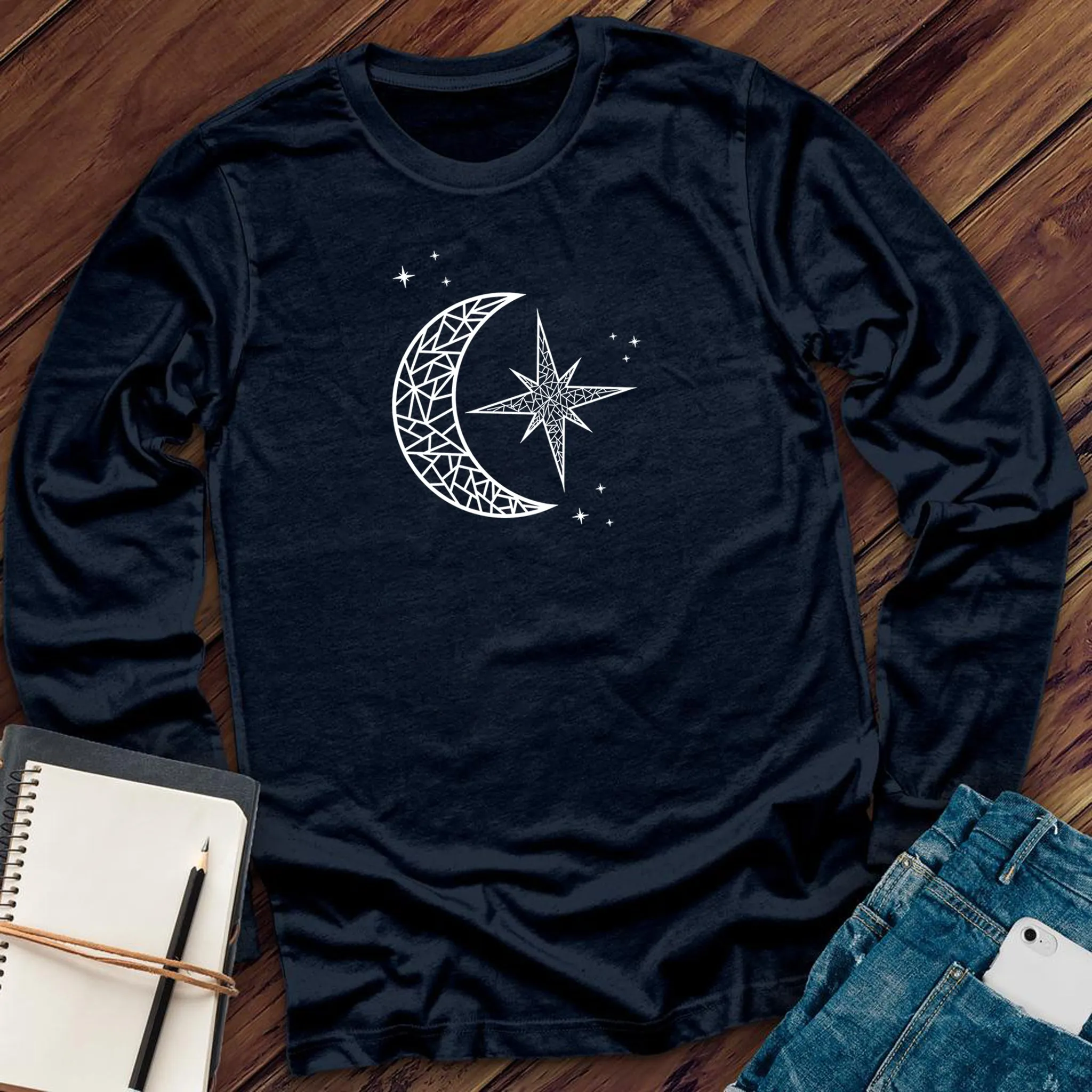 Mosaic Polaris and Moon Long Sleeve