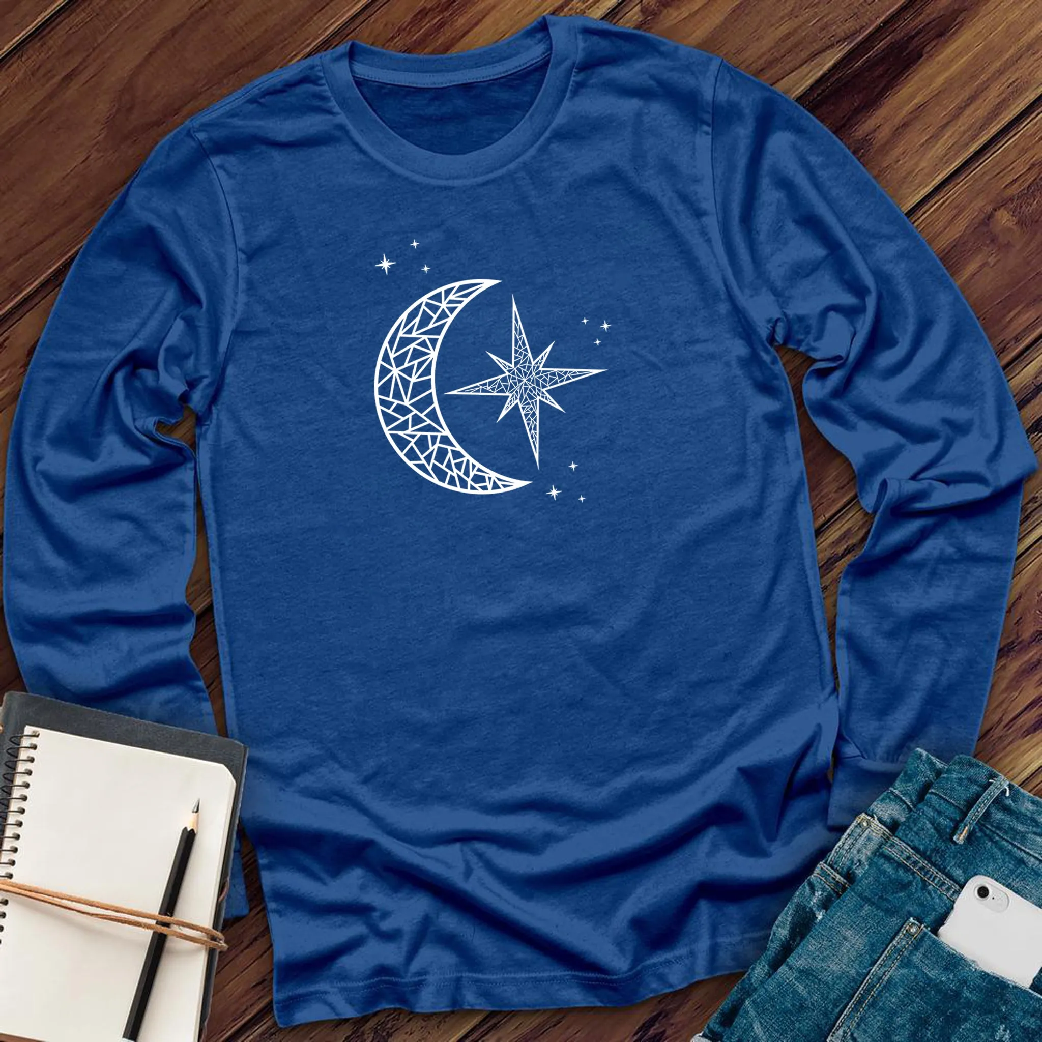 Mosaic Polaris and Moon Long Sleeve