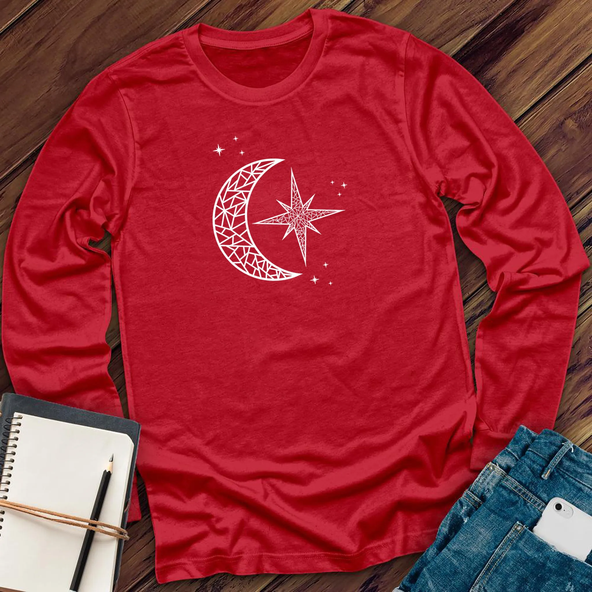 Mosaic Polaris and Moon Long Sleeve