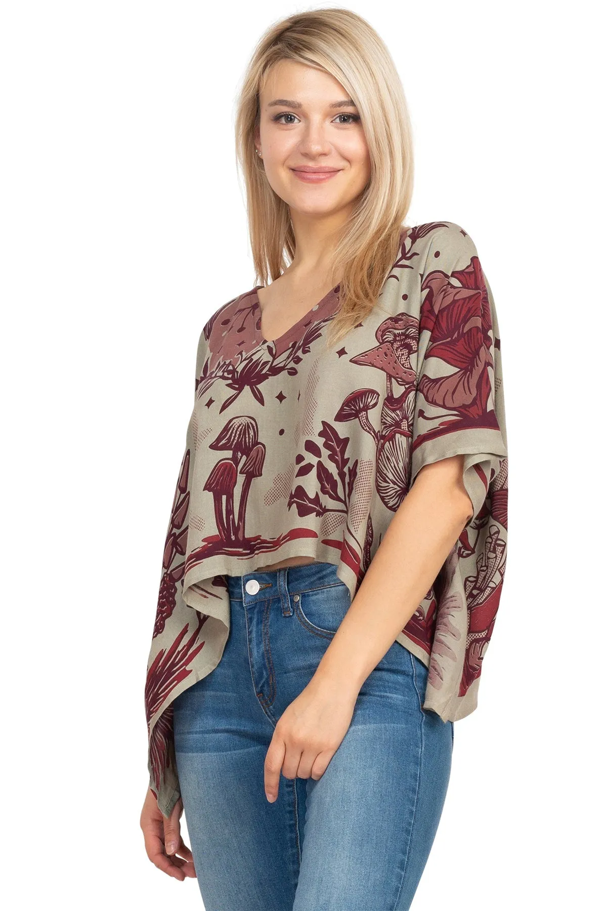 Mushroom Scarf Top