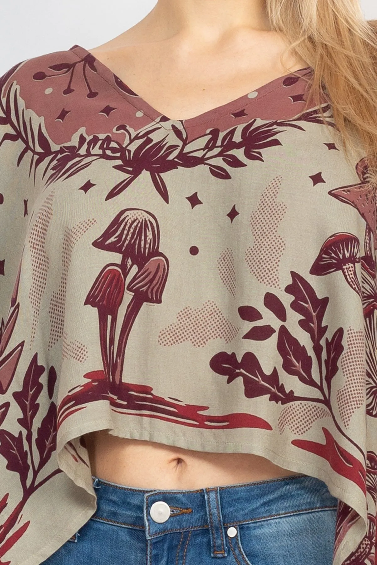 Mushroom Scarf Top