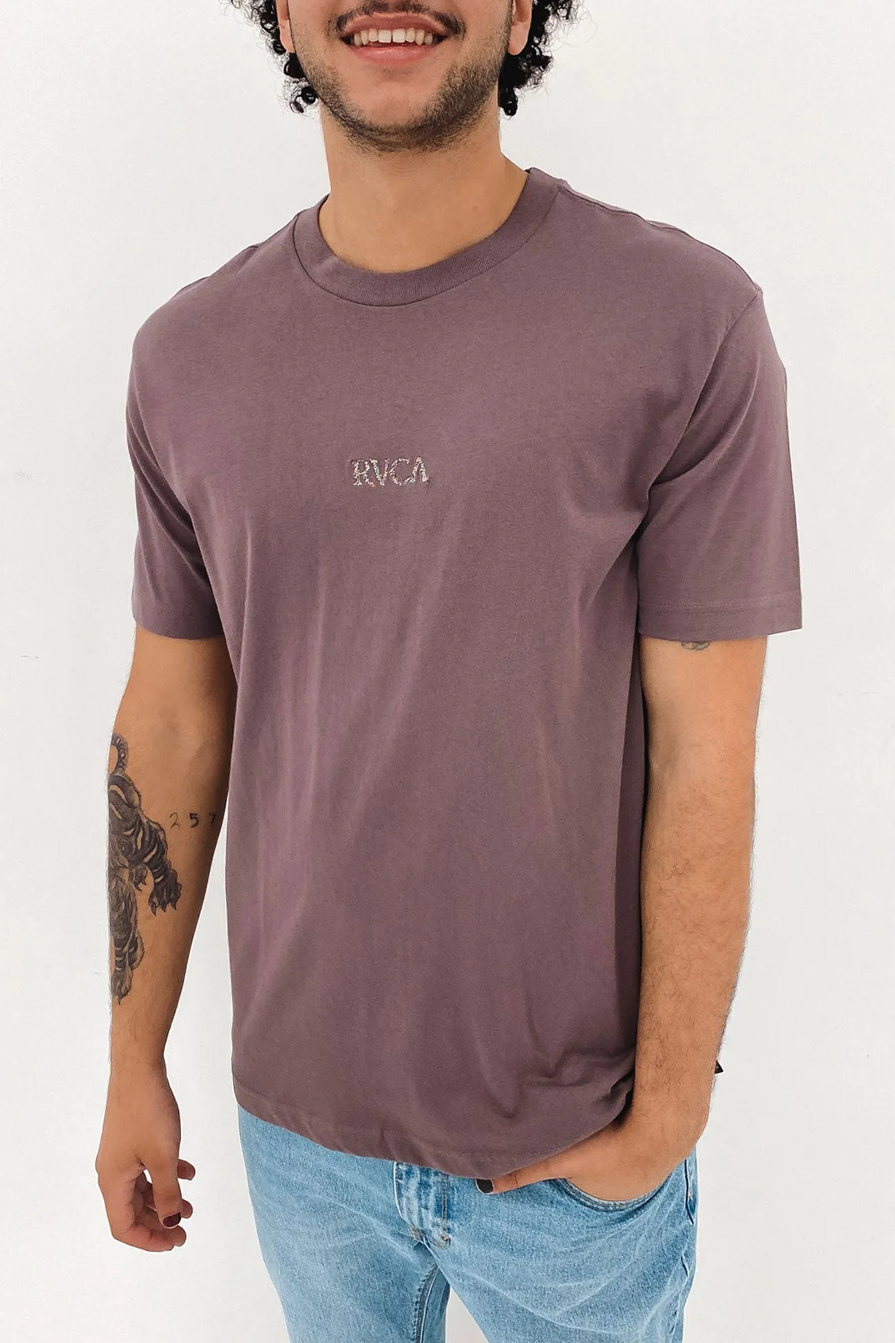 On A Thread Short Sleeve Tee Dark Plum